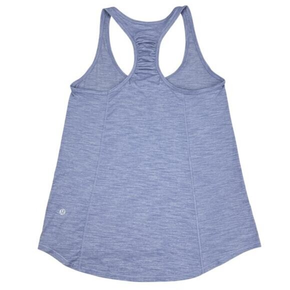 Lululemon Our Sport Tank Light Luon In Heathered Peri Purple Size 4 - Picture 7 of 9